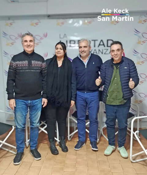 Encuentro de La Libertad Avanza y el Pro en San Martín