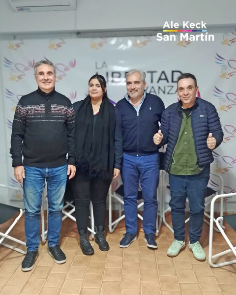 Encuentro de La Libertad Avanza y el Pro en San Martín