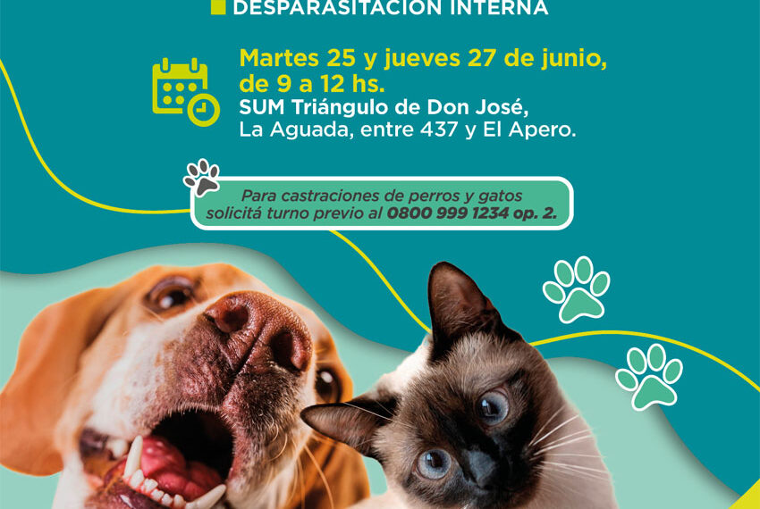 ATENCIÓN VETERINARIA GRATUITA EN DON JOSÉ