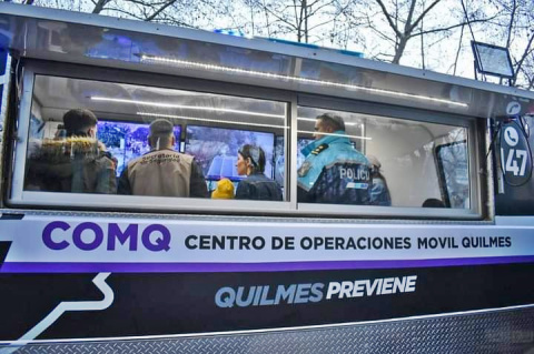 MAYRA PRESENTO NUEVO CENTRO DE OPERACIONES MÓVIL QUILMES