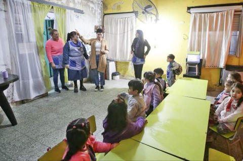 MAYRA RECORRIÓ LA CASA DEL NIÑO DE LA ASOCIACIÓN UNIÓN DE MADRES ARGENTINA Y RATIFICÓ EL ACOMPAÑAMIENTO DEL MUNICIPIO