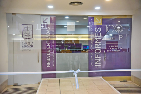 NUEVAS OFICINAS EN COLEGIO DE LA ABOGACÍA DE LA PLATA