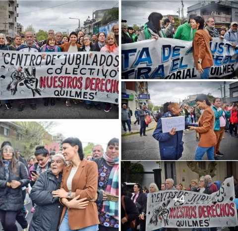 MAYRA PARTICIPÓ DE LA MARCHA CONTRA MILEI POR TARIFAS,VETO A LOS JUBILADOS Y ALIMENTOS