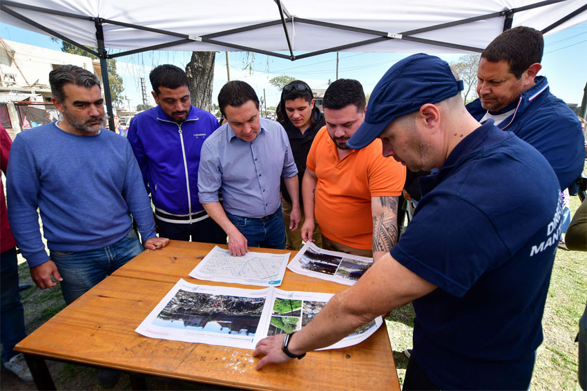 VARELA: MUNICIPIO Y PROVINCIA COORDINARON LABORES DE LIMPIEZA EN EL ARROYO LAS PIEDRAS