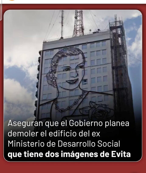 EL GOBIERNO DESMINTIO QUE QUIERAN DEMOLER EL EDIFICIO