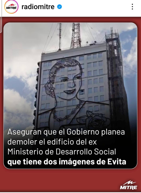 EL GOBIERNO DESMINTIO QUE QUIERAN DEMOLER EL EDIFICIO