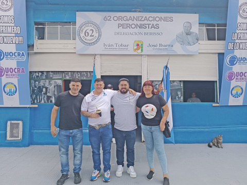 IVAN TOBAR INAUGURÓ LA SEDE DE LAS 62 ORGANIZACIONES PERONISTAS DELEGACION BERISSO