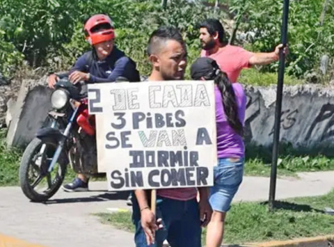 CORTE DE RUTA EN CAMINO Y RODOLFO LOPEZ