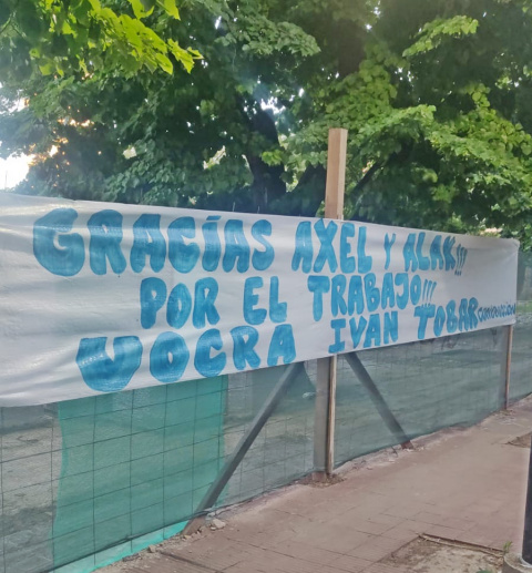 LA CIUDAD AMANECIÓ CON AGRADECIMIENTOS A KICILLOF Y ALAK