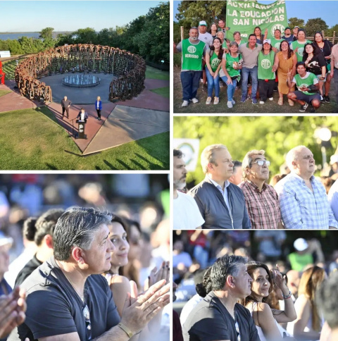 ATE bonaerense presente en el acto por el Día de la Soberanía Nacional