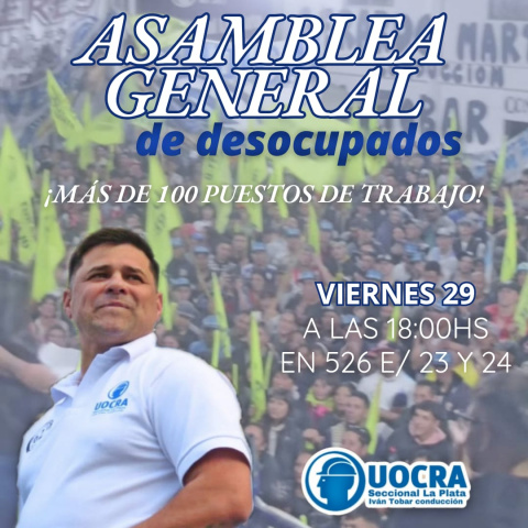 IVAN TOBAR CONVOCA A «GRAN ASAMBLEA»