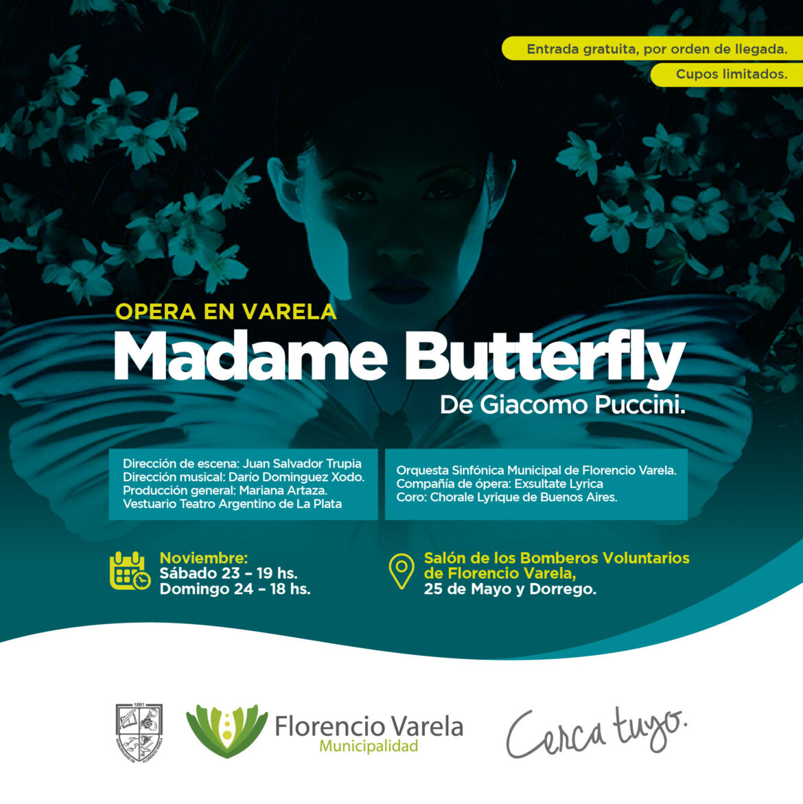 «MADAME BUTTERFLY» EN FLORENCIO VARELA