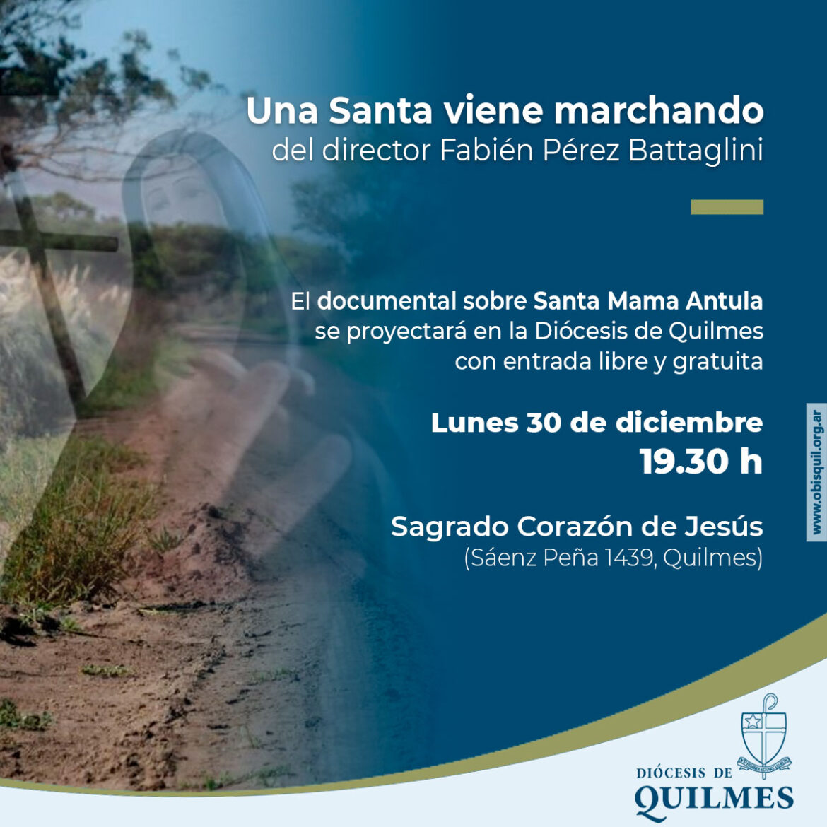 PROYECCIÓN DEL DOCUMENTAL DE SANTA MAMA ANTULA EN LA DIÓCESIS DE QUILMES