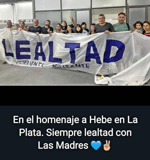 C.M. LEALTAD PROVINCIA PRESENTE EN EL HOMENAJE A HEBE