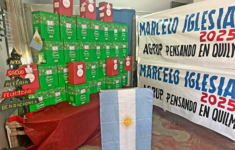 TODO LISTO PARA FESTEJAR JUNTO A MARCELO IGLESIAS