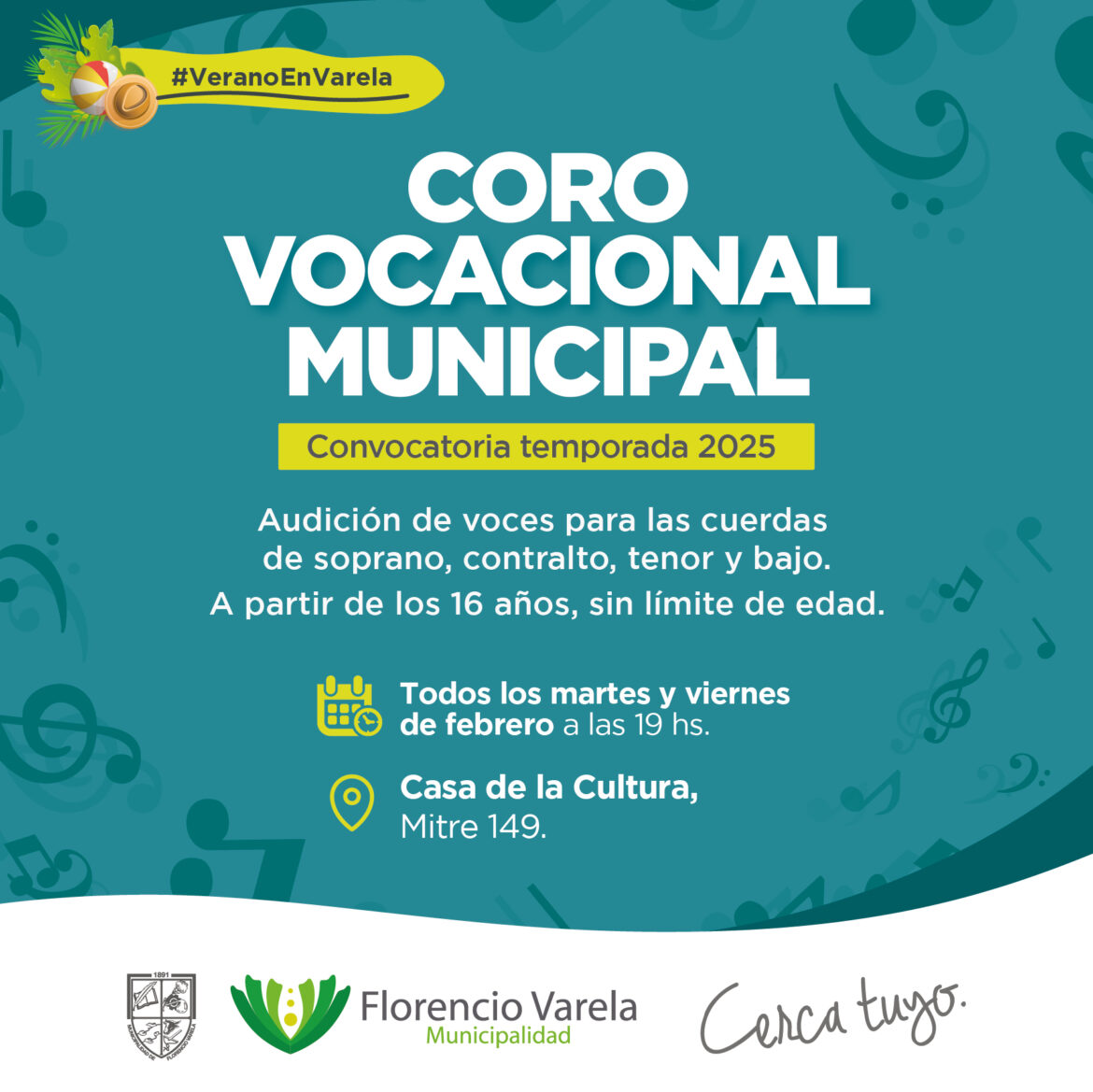 VARELA: EL CORO VOCACIONAL MUNICIPAL BUSCA NUEVAS VOCES