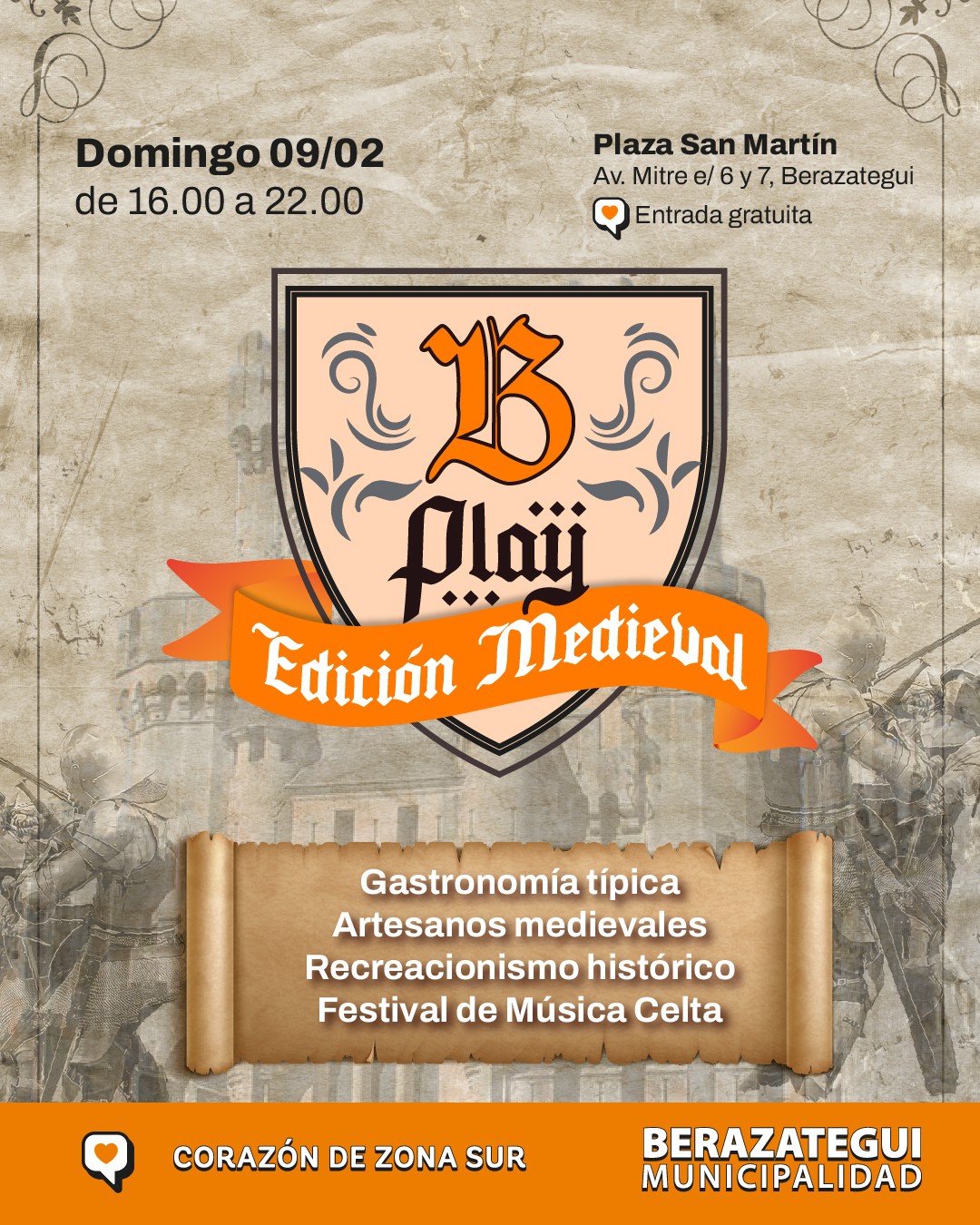 SE VIENE LA B-PLAY MEDIEVAL DE BERAZATEGUI