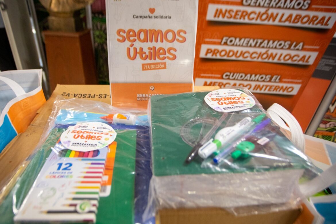 BERAZATEGUI LANZA NUEVAMENTE LA CAMPAÑA DE DONACIÓN DE ÚTILES ESCOLARES