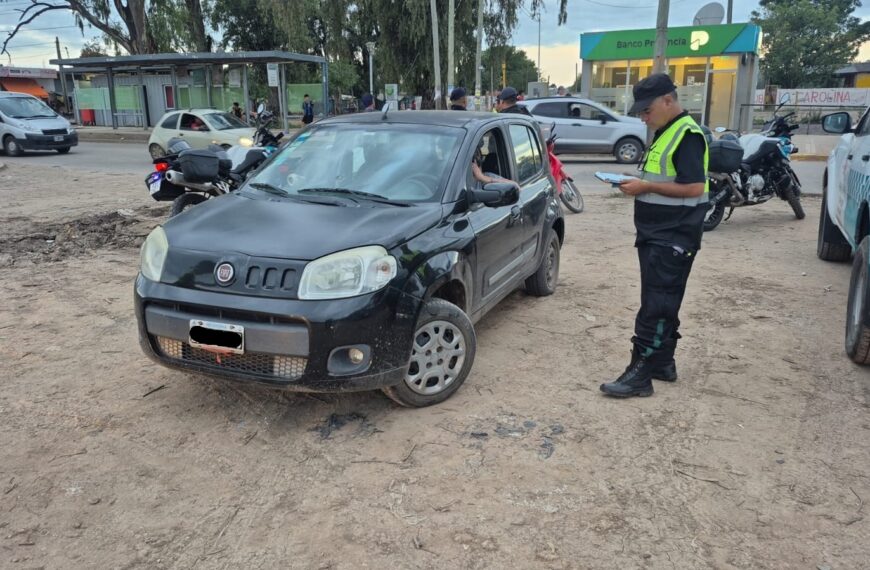 OPERATIVO DE CONTROL AUTOMOTOR EN INGENIERO ALLAN
