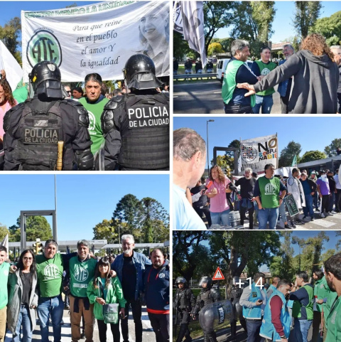 ATE QUILMES: PROTESTA EN EL INTI