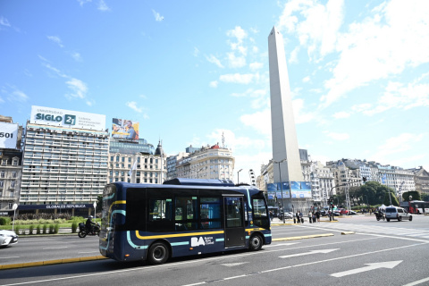 CABA: EMPIEZAN A FUNCIONAR MICROS ELECTRICOS