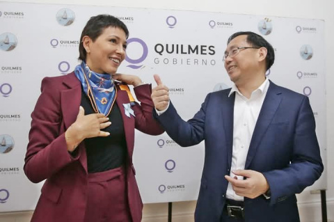MAYRA SE REUNIÓ CON UNA DELEGACIÓN DE REPRESENTANTES DEL GOBIERNO DE CHONGQING CON EL OBJETIVO DE PROMOVER INVERSIONES EN EL DISTRITO