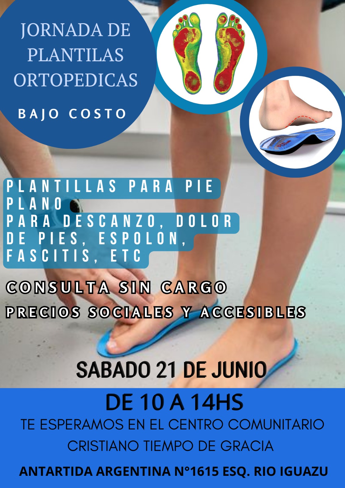 ESTE SABADO 21 JORNADA DE PLANTILLAS Y ANTEOJOS A PRECIOS SOCIALES
