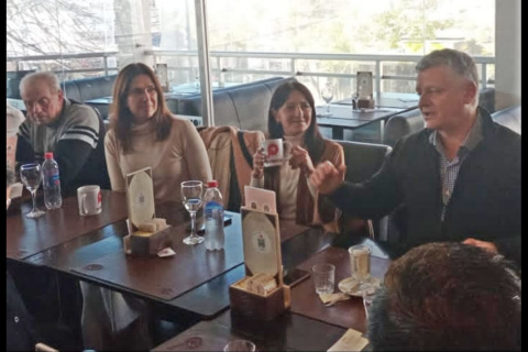ADRIÁN FILOSA ACOMPAÑÓ A TALERICO EN SU VISITA A BERAZATEGUI
