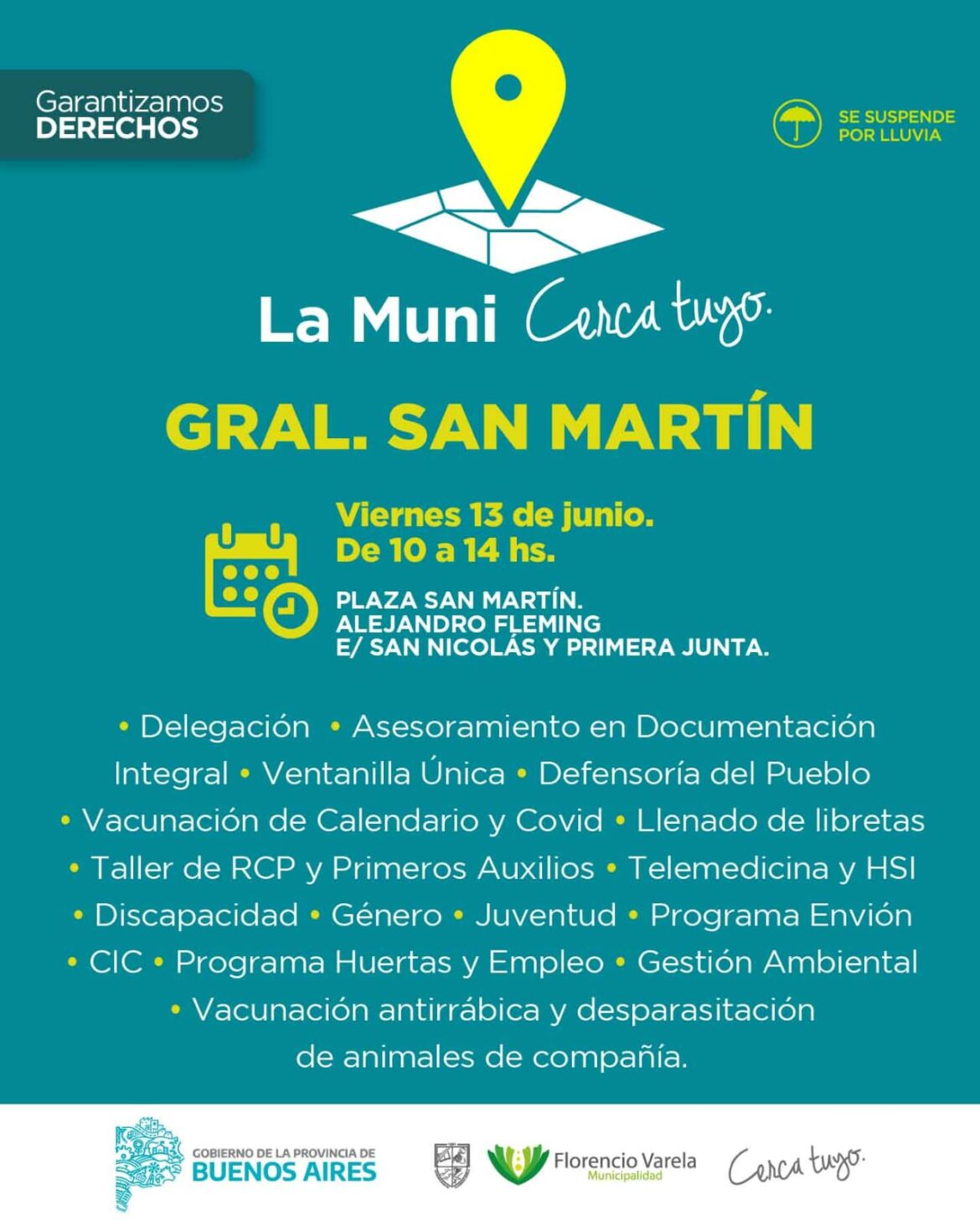 VARELA: SERVICIOS GRATUITOS DESCENTRALIZADOS EN «LA MUNI CERCA TUYO»