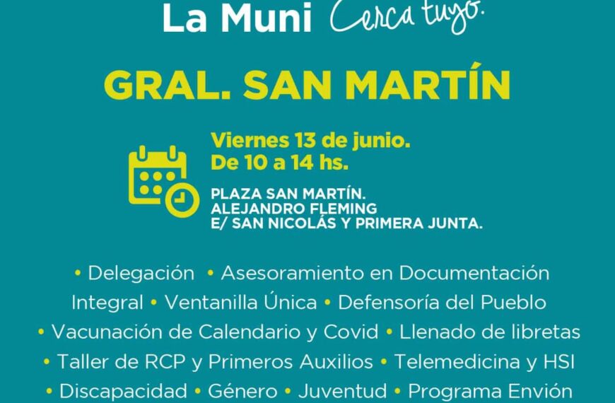 VARELA: SERVICIOS GRATUITOS DESCENTRALIZADOS EN «LA MUNI CERCA TUYO»