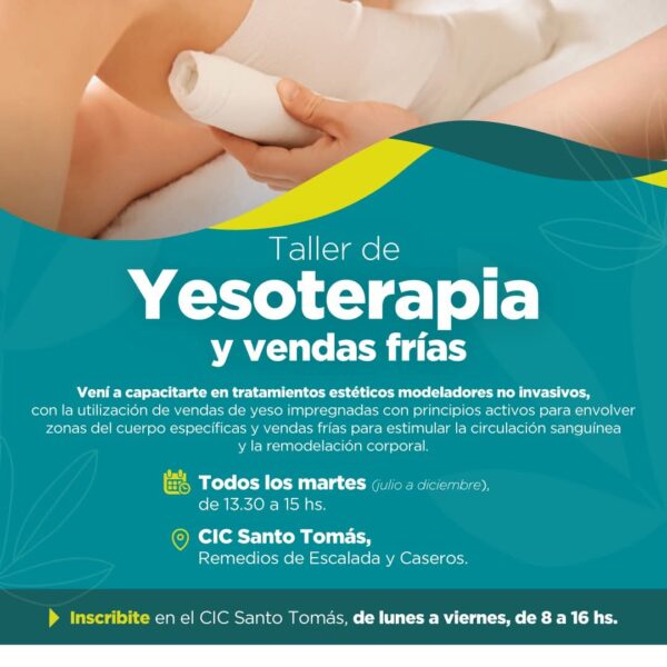SEMINARIO GRATUITO SOBRE YESOTERAPIA Y VENDAS FRÍAS