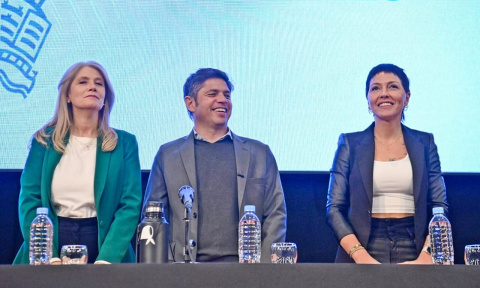 KICILLOF, MAGARIO Y MAYRA EN LA UNQUI