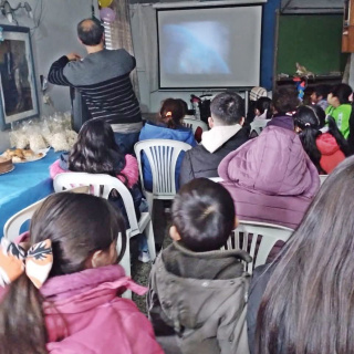 MARCELO IGLESIAS REALIZÓ OTRA JORNADA DE CINE PARA LOS NIÑOS