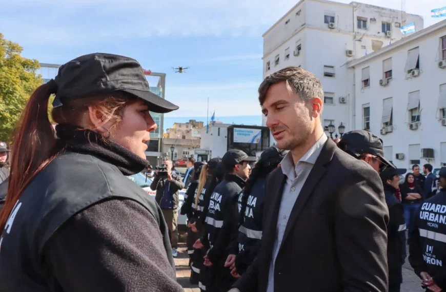 LUCAS GHI PRESENTÓ LA NUEVA GUARDIA URBANA QUE REALIZARÁ TAREAS PREVENTIVAS EN MORÓN