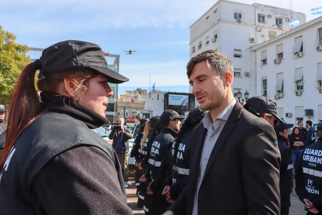 LUCAS GHI PRESENTÓ LA NUEVA GUARDIA URBANA QUE REALIZARÁ TAREAS PREVENTIVAS EN MORÓN