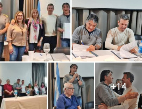 Histórico: ATE firmó un Convenio Colectivo para municipales en Roque Pérez
