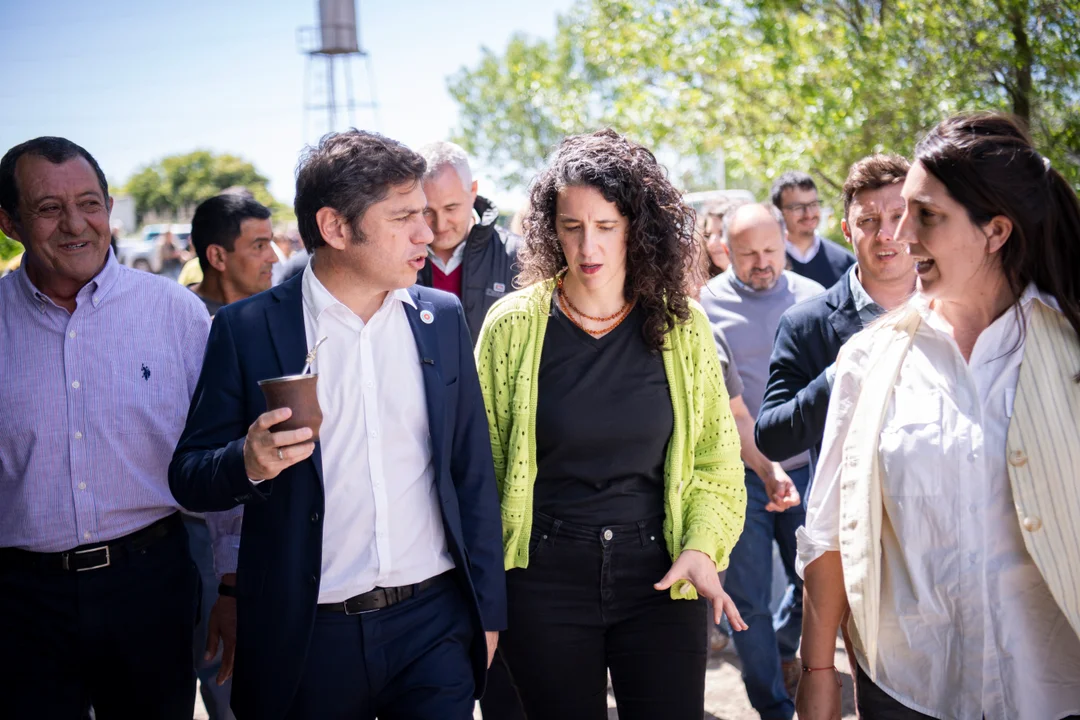 KICILLOF RECORRIÓ OBRAS Y VOLVIÓ A CUESTIONAR A MILEI POR LA PARALIZACIÓN DE CENTROS DE PRIMERA INFANCIA