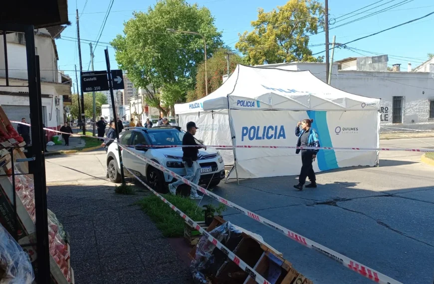 UN DELINCUENTE MUERTO EN UN ENFRENTAMIENTO ARMADO EN QUILMES POR INTENTAR ROBARLE A UN ADULTO MAYOR