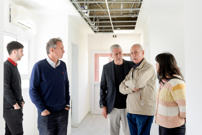KATOPODIS SUPERVISÓ LAS OBRAS DE UN NUEVO CAPS EN AVELLANEDA