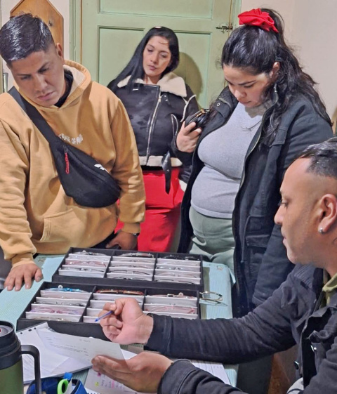 MARCELO IGLESIAS HIZO CONTROL OFTALMOLOGICO EN BARRIO ARRIETA