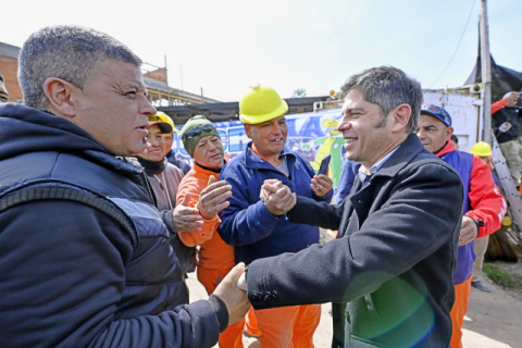 KICILLOF VISITÓ POLO EDUCATIVO EN VARELA