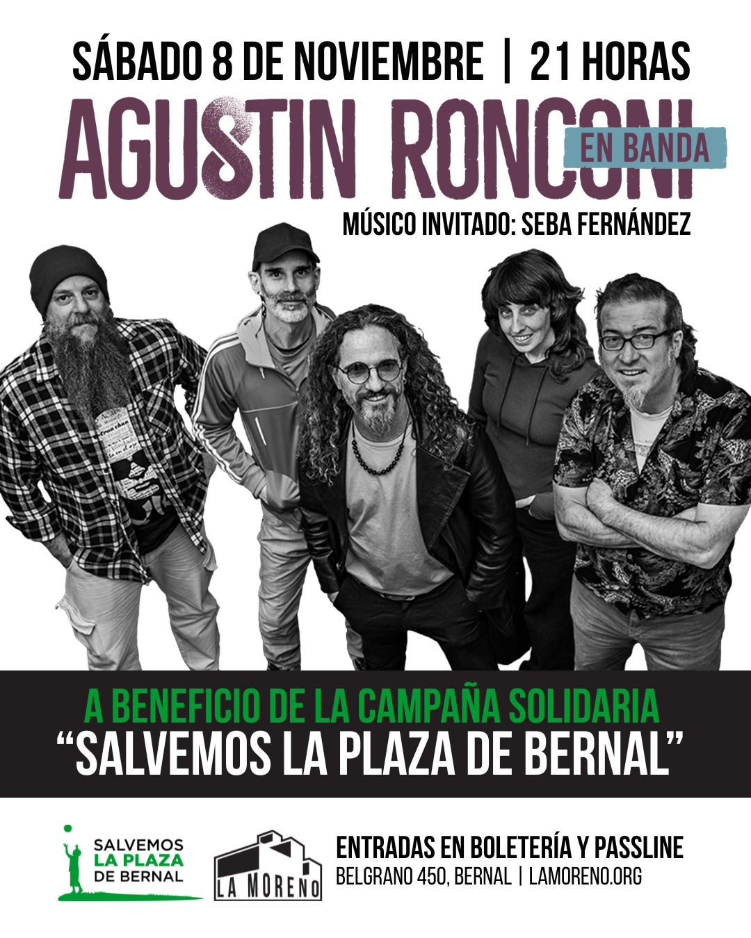 AGUSTÍN RONCONI EN BANDA LLEGA AL TEATRO DE LA MORENO