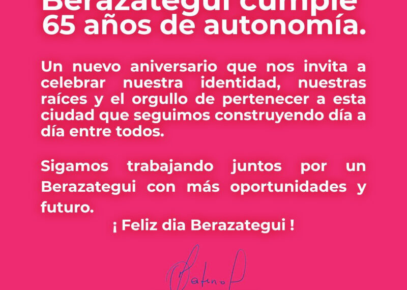 CONCEJAL DIANA PATERNO INVITÓ A CELEBRAR LA IDENTIDAD Y EL ORGULLO DE PERTENECER A BERAZATEGUI