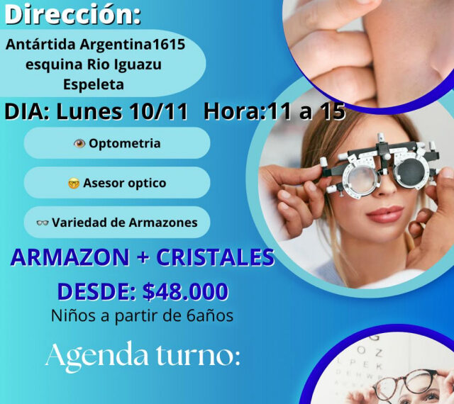 PROXIMO LUNES 10 «JORNADA VISUAL EN EZPELETA»