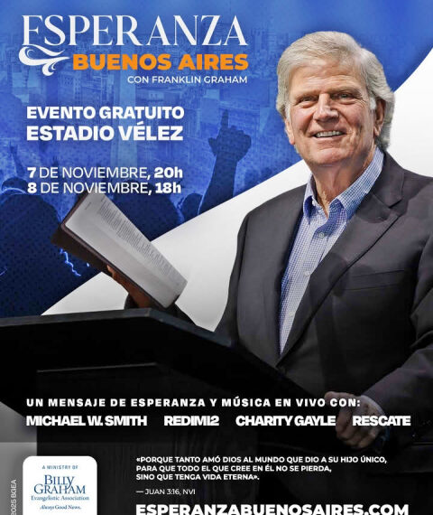 «ESPERANZA BUENOS AIRES» CON FRANKLIN GRAHAM ESTADIO VELEZ SARSFIELD