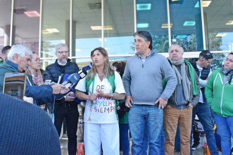 REINCORPORAN A DELEGADO EN CAMPANA: ATE LUCHA, ATE GANA!