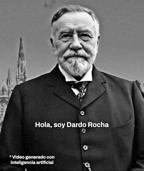 DARDO ROCHA, EL FUNDADOR DE LA PLATA SALUDA POR LOS 143 AÑOS