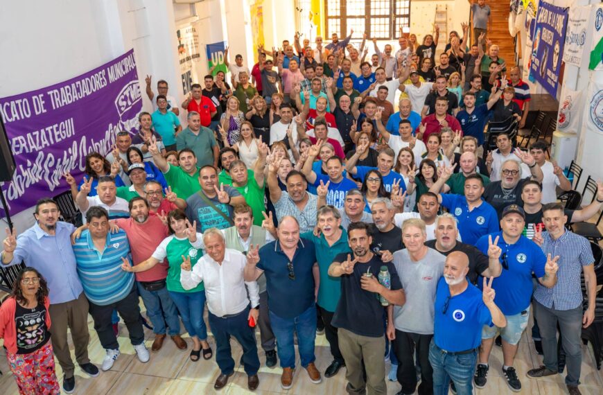 LA CGT REGIONAL Y LA MESA POLITICO SINDICAL BRINDÓ APOYO MASIVO AL TURCO BALOR Y REALIZÓ UN RECONOCIMIENTO A MUSSI