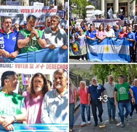 ESTATALES SE MANIFESTARON EN LA LEGISLATURA POR LEY DE FINANCIAMIENTO