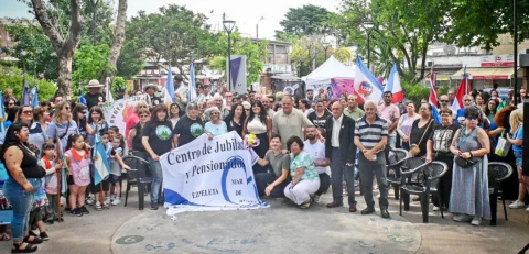 FUNCIONARIOS EN EL 153° ANIVERSARIO DE EZPELETA